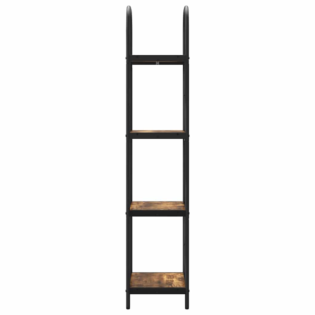 vidaXL Bücherregal Geräucherte Eiche 40 x 30 x 146 cm Holzwerkstoff