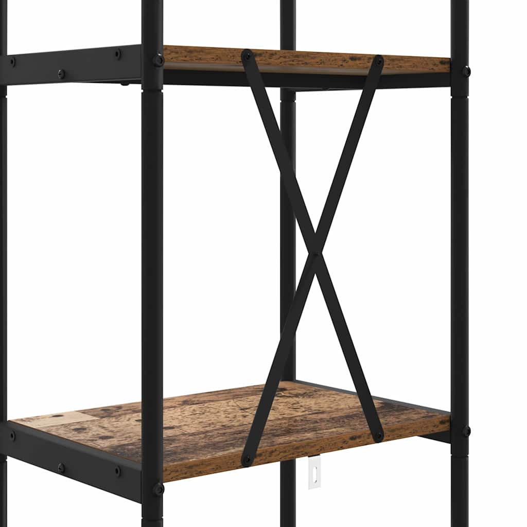 vidaXL Bücherregal Altholz 40 x 30 x 146 cm Holzwerkstoff