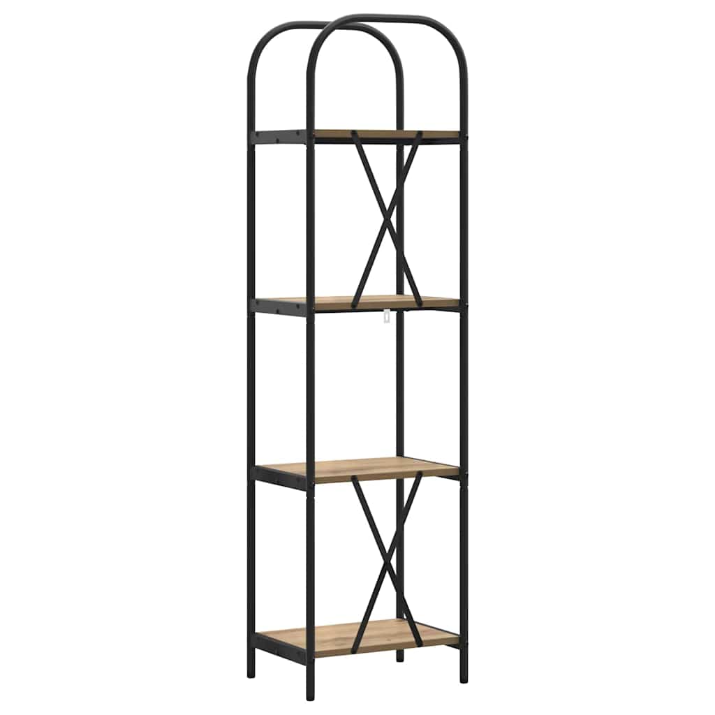 Bücherregal Artisan-Eiche 40 x 30 x 146 cm Holzwerkstoff