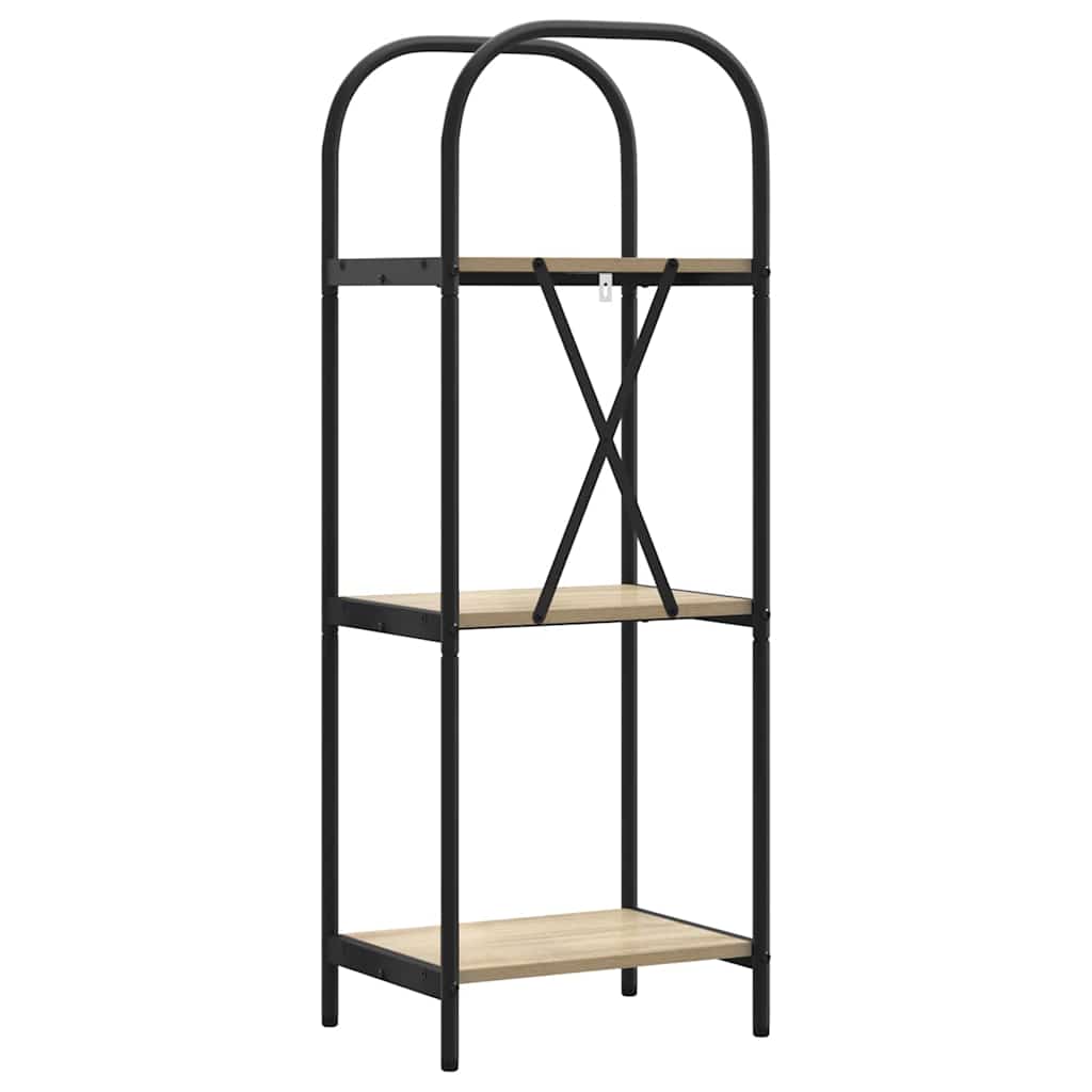 Bücherregal Sonoma-Eiche 40 x 30 x 109 cm Holzwerkstoff