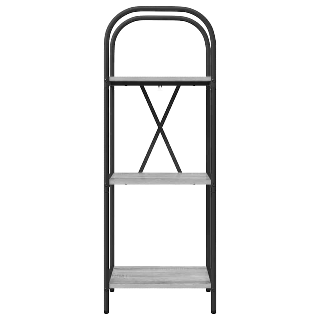 vidaXL Bücherregal Graues Sonoma 40 x 30 x 109 cm Holzwerkstoff