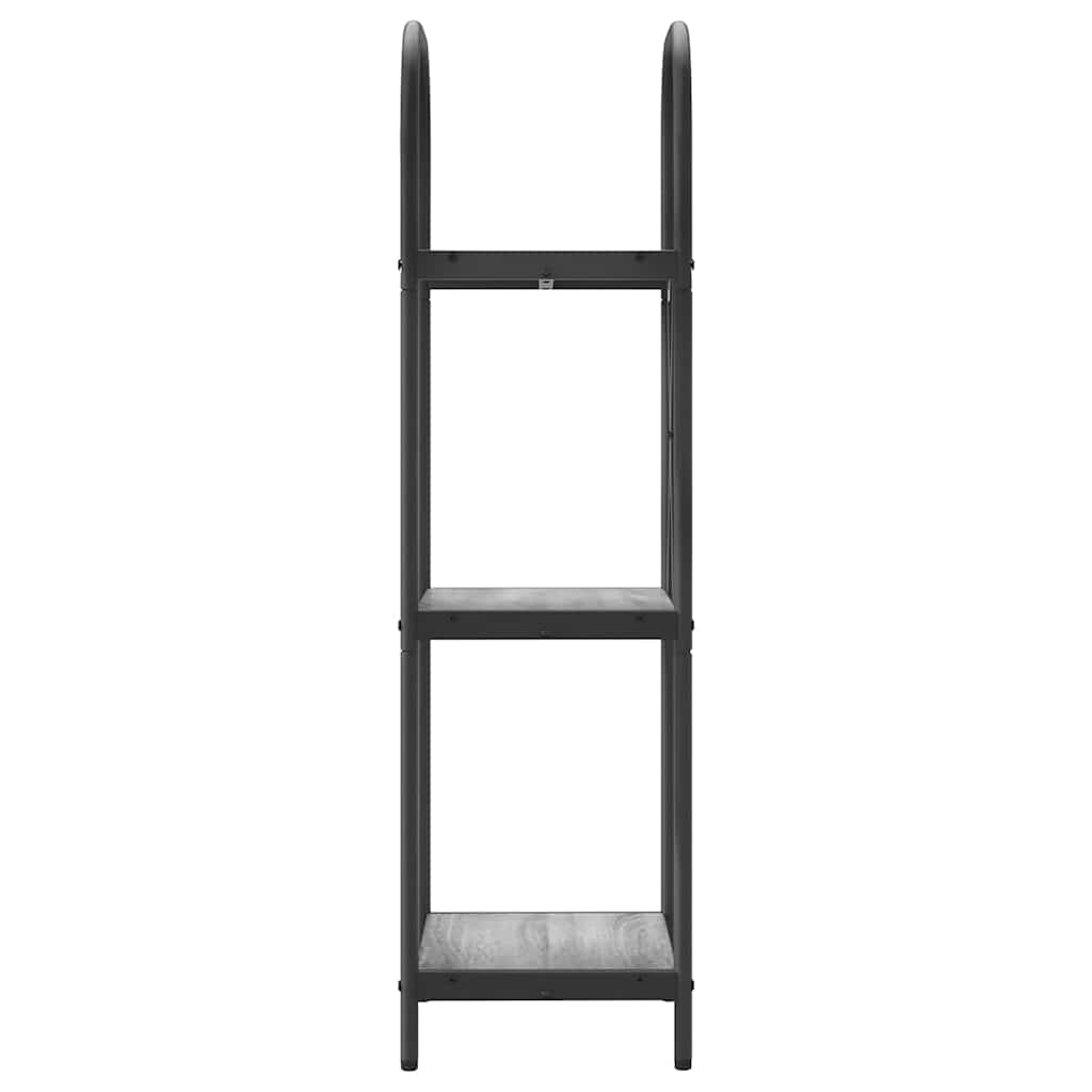 vidaXL Bücherregal Graues Sonoma 40 x 30 x 109 cm Holzwerkstoff