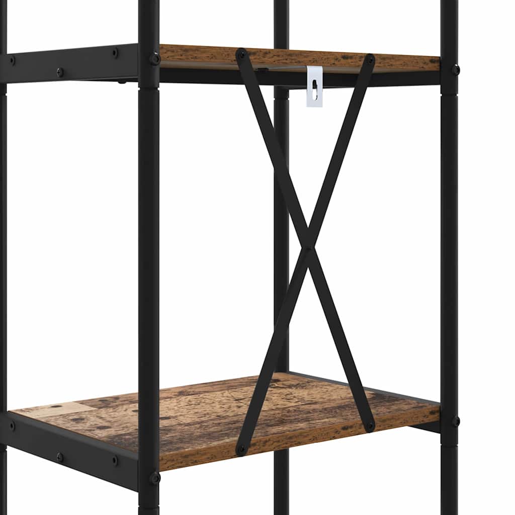 vidaXL Bücherregal Altholz 40 x 30 x 109 cm Holzwerkstoff