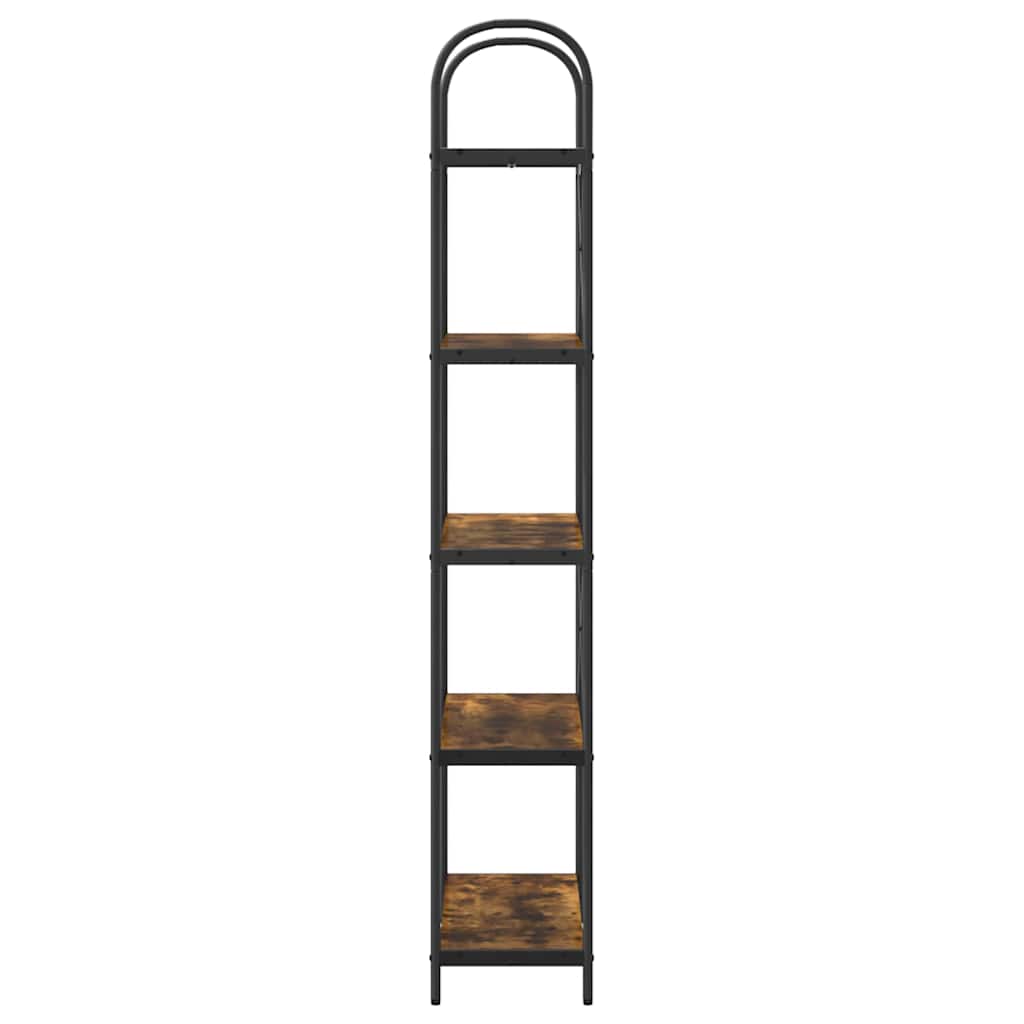 vidaXL Bücherregal Geräucherte Eiche 80 x 30 x 183 cm Holzwerkstoff