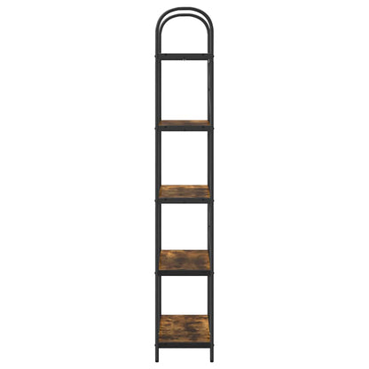 vidaXL Bücherregal Geräucherte Eiche 80 x 30 x 183 cm Holzwerkstoff