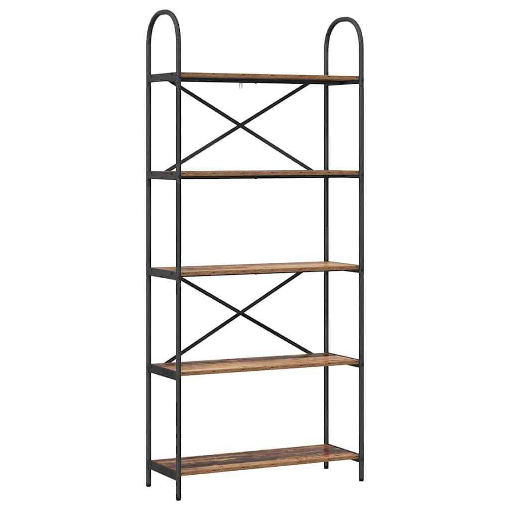 vidaXL Bücherregal Altholz 80 x 30 x 183 cm Holzwerkstoff