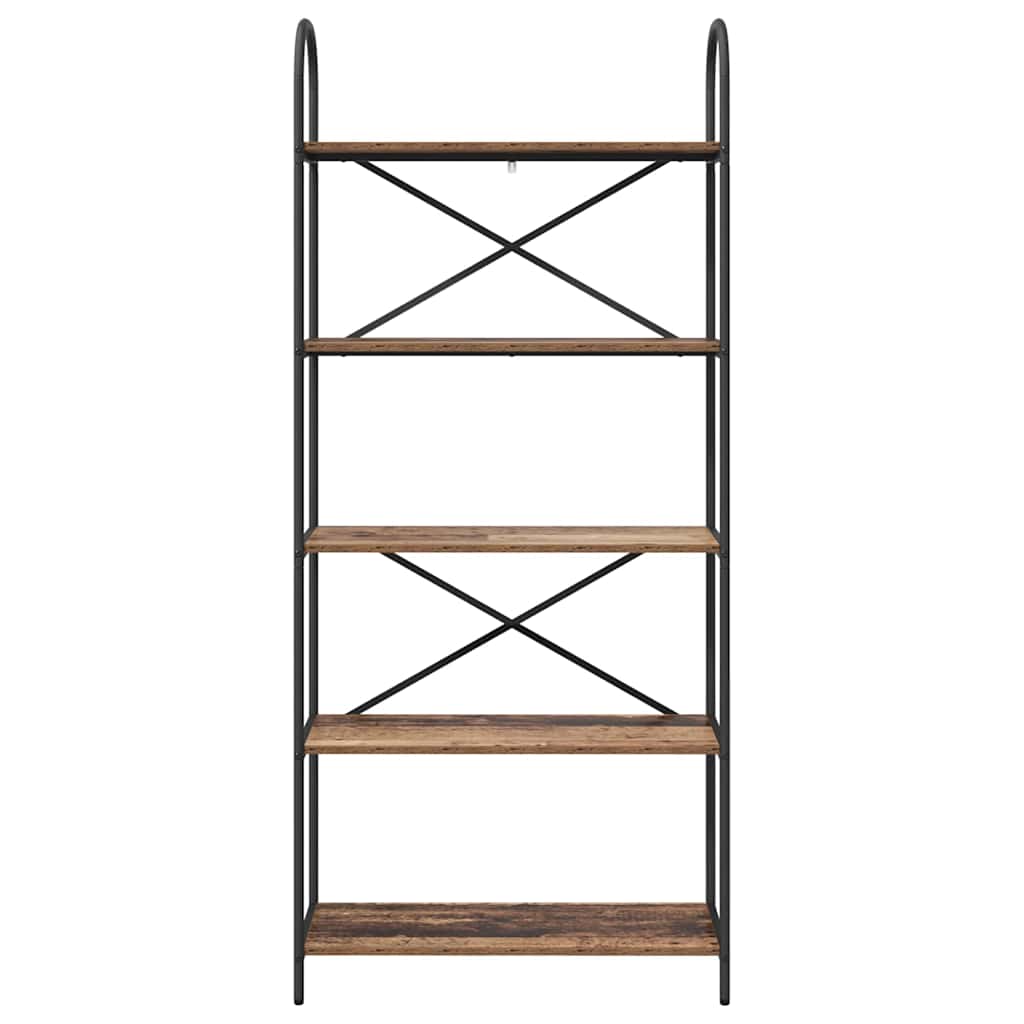 vidaXL Bücherregal Altholz 80 x 30 x 183 cm Holzwerkstoff