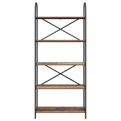 vidaXL Bücherregal Altholz 80 x 30 x 183 cm Holzwerkstoff