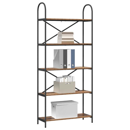 vidaXL Bücherregal Altholz 80 x 30 x 183 cm Holzwerkstoff