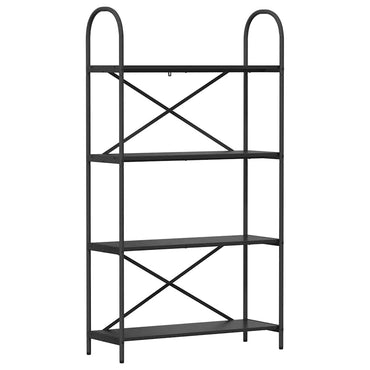 vidaXL Bücherregal Schwarz Eichen-Optik 80 x 30 x 146 cm Holzwerkstoff