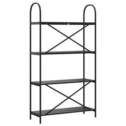 vidaXL Bücherregal Schwarz Eichen-Optik 80 x 30 x 146 cm Holzwerkstoff