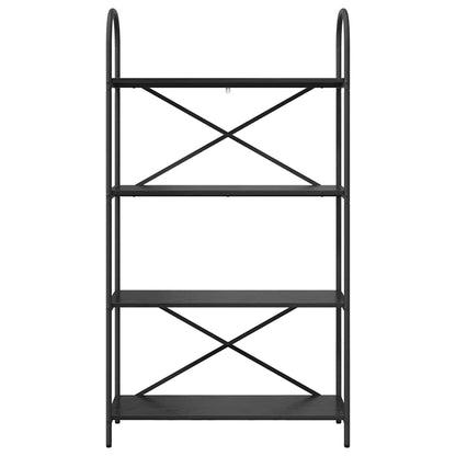 vidaXL Bücherregal Schwarz Eichen-Optik 80 x 30 x 146 cm Holzwerkstoff