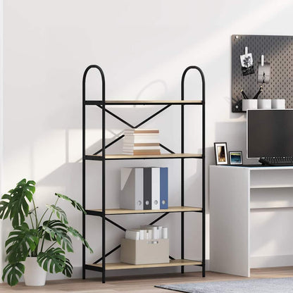 vidaXL Bücherregal Sonoma-Eiche 80 x 30 x 146 cm Holzwerkstoff