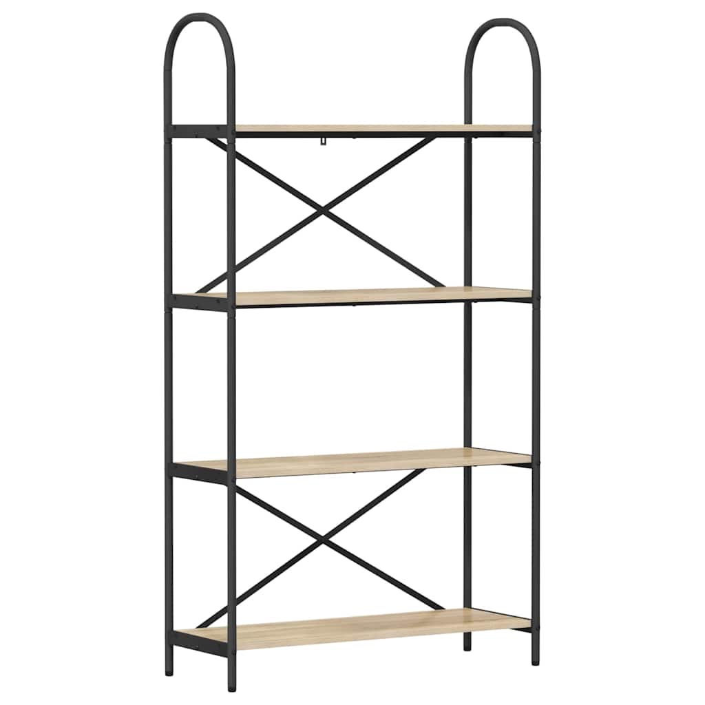 vidaXL Bücherregal Sonoma-Eiche 80 x 30 x 146 cm Holzwerkstoff