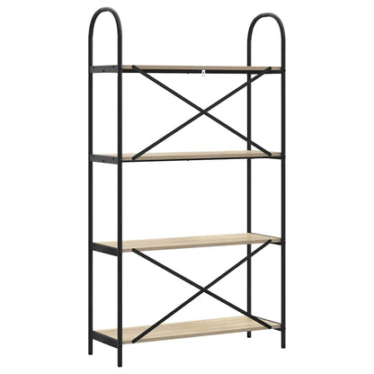 vidaXL Bücherregal Sonoma-Eiche 80 x 30 x 146 cm Holzwerkstoff