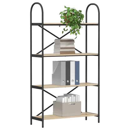 vidaXL Bücherregal Sonoma-Eiche 80 x 30 x 146 cm Holzwerkstoff