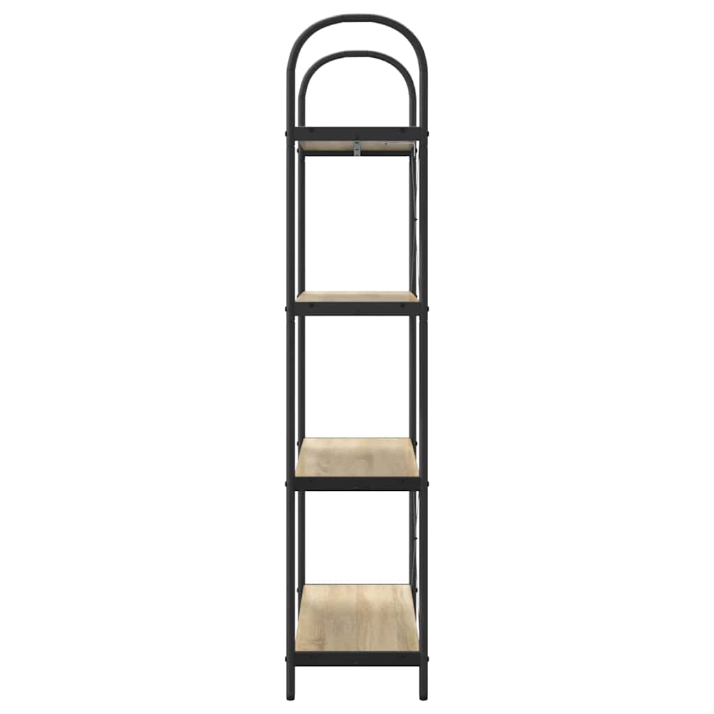 vidaXL Bücherregal Sonoma-Eiche 80 x 30 x 146 cm Holzwerkstoff