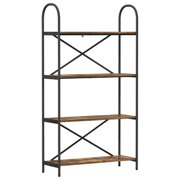 vidaXL Bücherregal Geräucherte Eiche 80 x 30 x 146 cm Holzwerkstoff