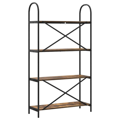 vidaXL Bücherregal Geräucherte Eiche 80 x 30 x 146 cm Holzwerkstoff