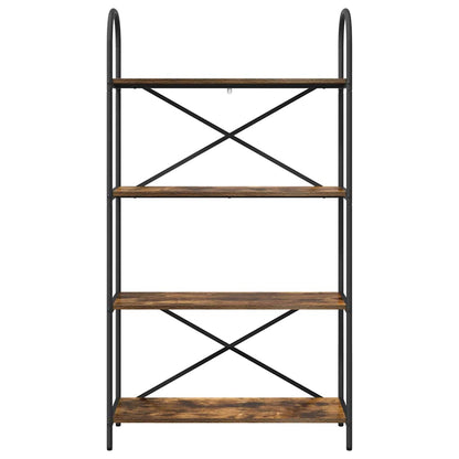 vidaXL Bücherregal Geräucherte Eiche 80 x 30 x 146 cm Holzwerkstoff