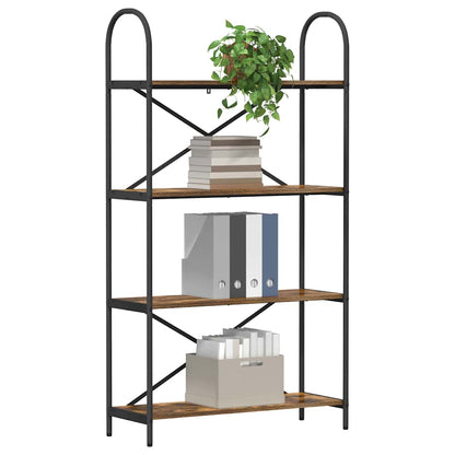 vidaXL Bücherregal Geräucherte Eiche 80 x 30 x 146 cm Holzwerkstoff