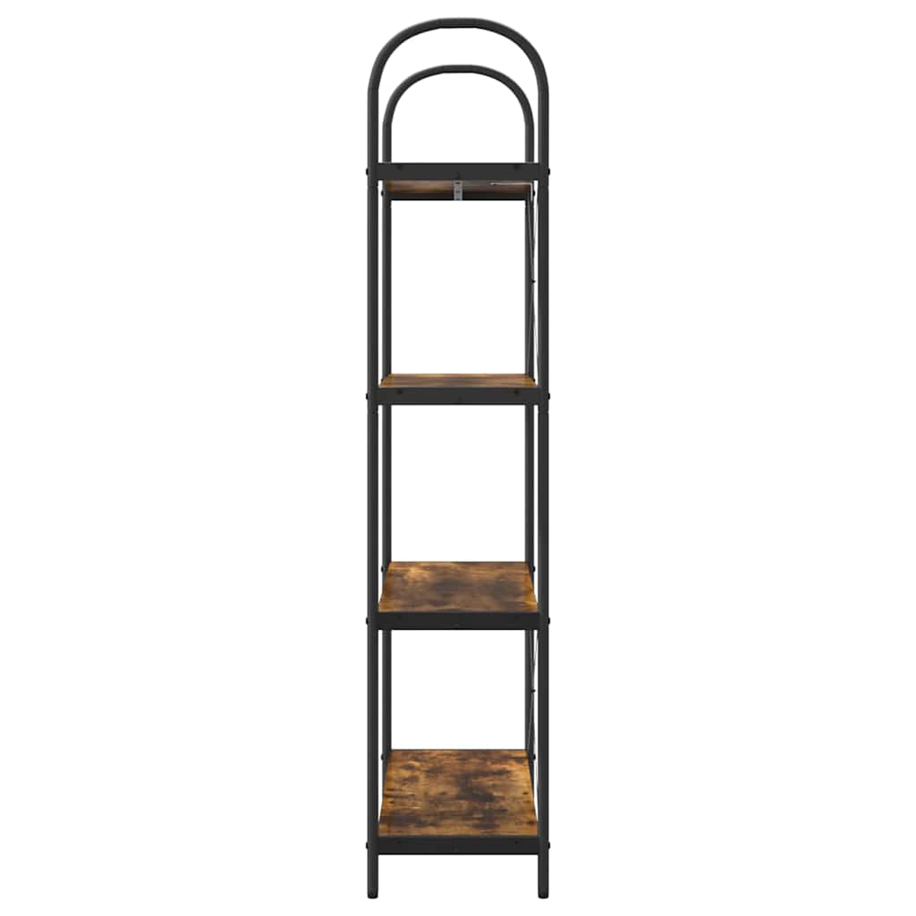 vidaXL Bücherregal Geräucherte Eiche 80 x 30 x 146 cm Holzwerkstoff