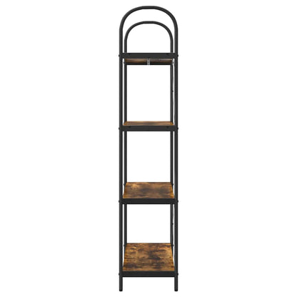 vidaXL Bücherregal Geräucherte Eiche 80 x 30 x 146 cm Holzwerkstoff