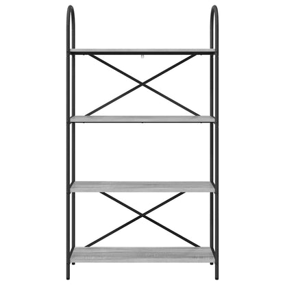 vidaXL Bibliothèque Gris Sonoma 80 x 30 x 146 cm Bois d'ingénierie