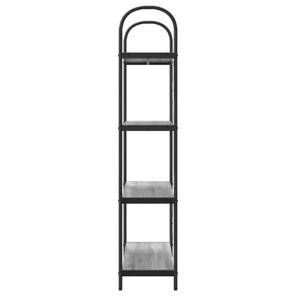 vidaXL Bibliothèque Gris Sonoma 80 x 30 x 146 cm Bois d'ingénierie