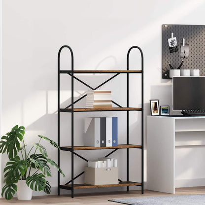 vidaXL Bücherregal Altholz 80 x 30 x 146 cm Holzwerkstoff