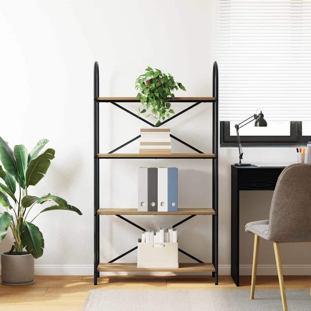 vidaXL Bücherregal Artisan-Eiche 80 x 30 x 146 cm Holzwerkstoff