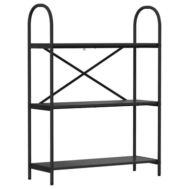 vidaXL Bücherregal Schwarz Eichen-Optik 80 x 30 x 109 cm Holzwerkstoff