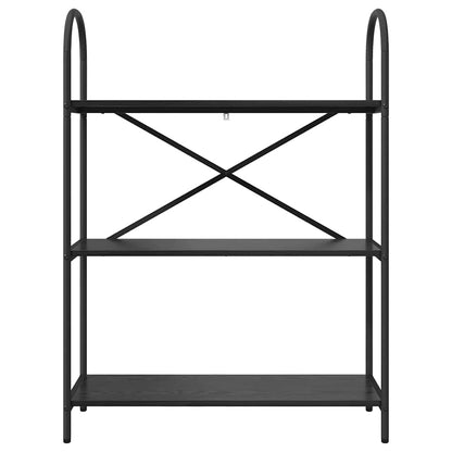 vidaXL Bücherregal Schwarz Eichen-Optik 80 x 30 x 109 cm Holzwerkstoff
