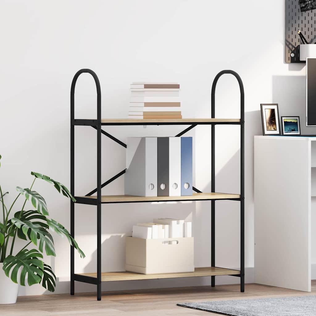 vidaXL Bücherregal Sonoma-Eiche 80 x 30 x 109 cm Holzwerkstoff
