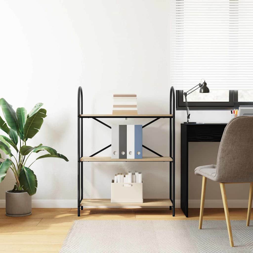 vidaXL Bücherregal Sonoma-Eiche 80 x 30 x 109 cm Holzwerkstoff
