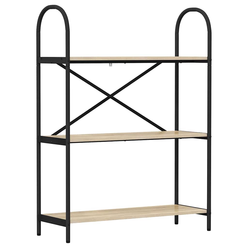 vidaXL Bücherregal Sonoma-Eiche 80 x 30 x 109 cm Holzwerkstoff