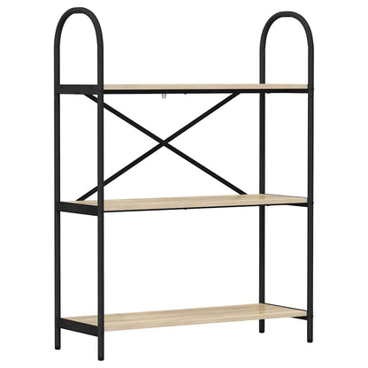 vidaXL Bücherregal Sonoma-Eiche 80 x 30 x 109 cm Holzwerkstoff