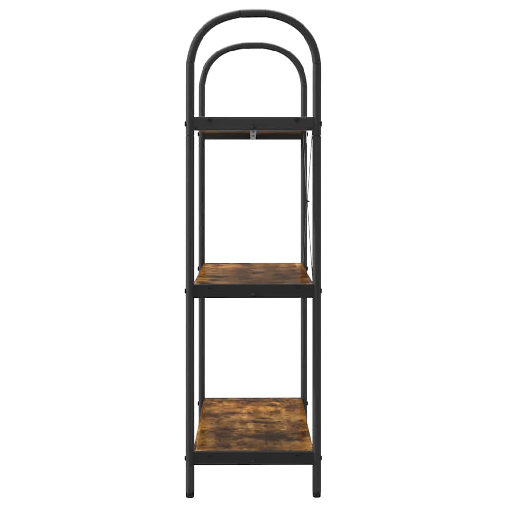 Bücherregal Geräucherte Eiche 80 x 30 x 109 cm Holzwerkstoff