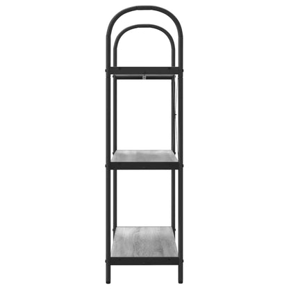 vidaXL Bücherregal Graues Sonoma 80 x 30 x 109 cm Holzwerkstoff