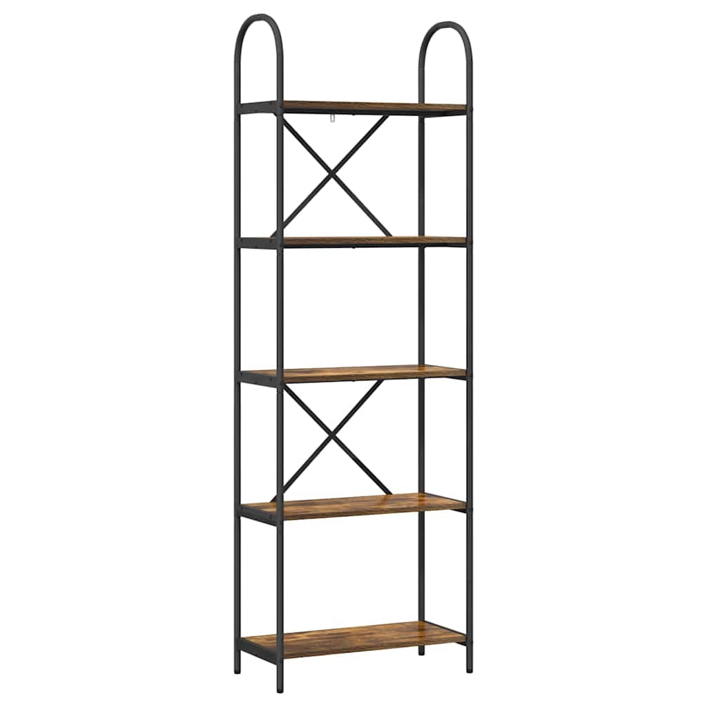 Bücherregal Geräucherte Eiche 60 x 30 x 183 cm Holzwerkstoff