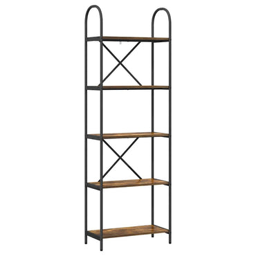 vidaXL Bücherregal Geräucherte Eiche 60 x 30 x 183 cm Holzwerkstoff