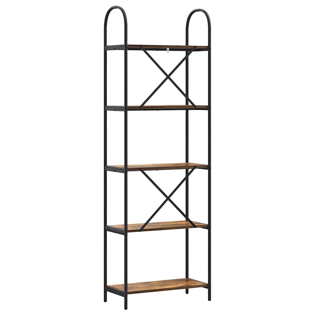 Bücherregal Geräucherte Eiche 60 x 30 x 183 cm Holzwerkstoff