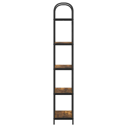 Bücherregal Geräucherte Eiche 60 x 30 x 183 cm Holzwerkstoff