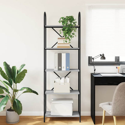 Bücherregal Graues Sonoma 60 x 30 x 183 cm Holzwerkstoff