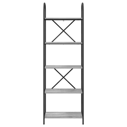 Bücherregal Graues Sonoma 60 x 30 x 183 cm Holzwerkstoff