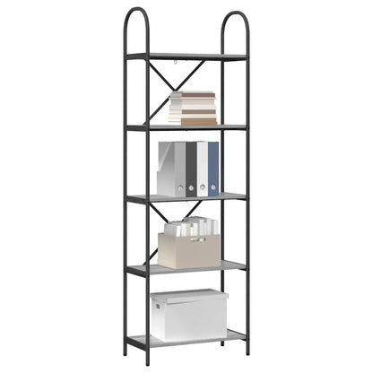 Bücherregal Graues Sonoma 60 x 30 x 183 cm Holzwerkstoff