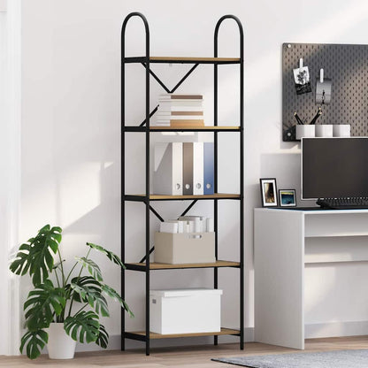 vidaXL Bücherregal Artisan-Eiche 60 x 30 x 183 cm Holzwerkstoff
