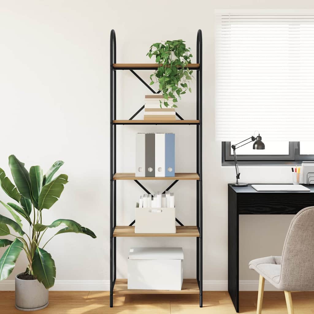 vidaXL Bücherregal Artisan-Eiche 60 x 30 x 183 cm Holzwerkstoff