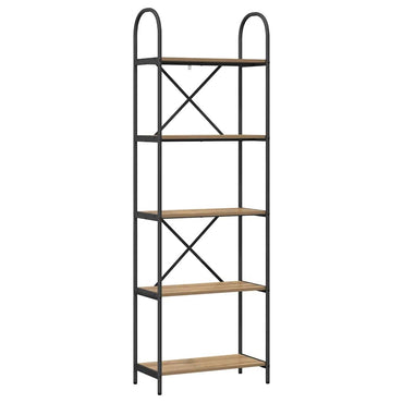 vidaXL Bücherregal Artisan-Eiche 60 x 30 x 183 cm Holzwerkstoff