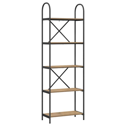 vidaXL Bücherregal Artisan-Eiche 60 x 30 x 183 cm Holzwerkstoff